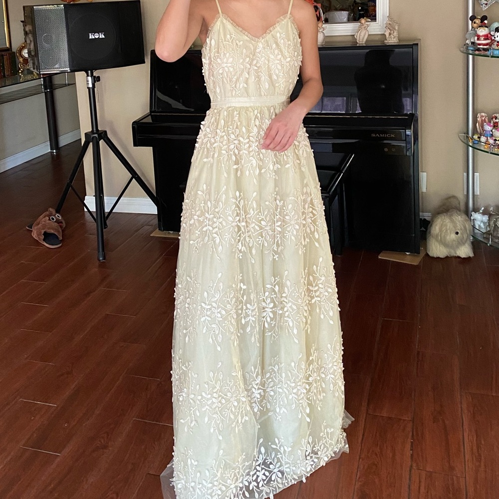 Gold beaded dress